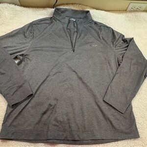 Greg Norman Collection Charcoal Pullover | SIZE LARGE | 1/4 zip